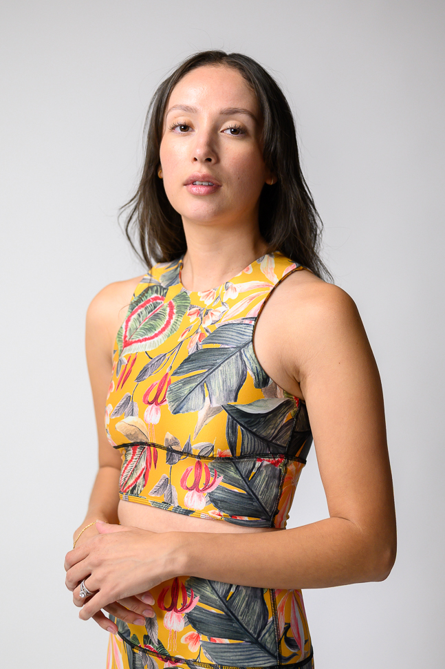 Free Range Sports Bra - Curry Up image number 3.0